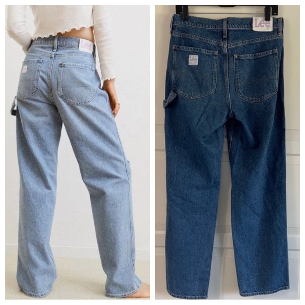 LEE x H&M collaboration Carpenter blue jeans vintage style y2k 40343